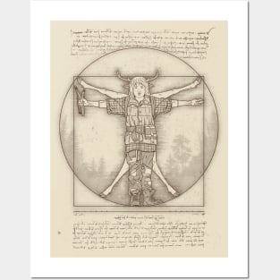 Vitruvian Hybrid Posters and Art